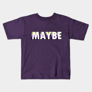 Nonbinary Maybe Kids T-Shirt